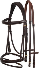 Produktbild von Anatomische Reittrensen für Pferde, gepolstertes klassisches Modell Supreme