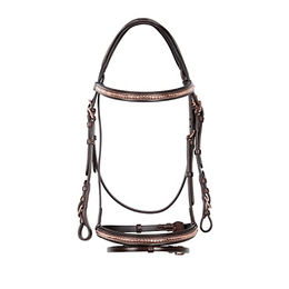 Produktbild von Anatomische Sattelzügel für englische Pferde aus Leder Equestro