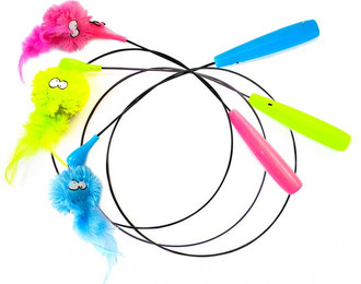 Produktbild von Angelrute für Katzen Coockoo Cattoy Loomy