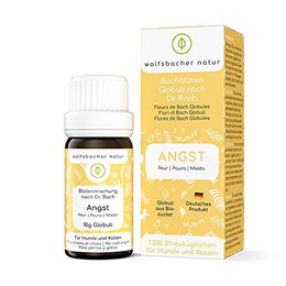 Produktbild von Angstfrei Bachblüten Globuli für Hunde und Katzen - 1200 Stk.