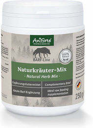 AniForte Barf Naturkräuter Mix für Hunde 250 g - Unterstützt Verdauung, optimiert Immunsystem, Kräuter für Hunde mit Enzymen, Chlorophyll & Vitaminen, Perfekter Barf Zusatz als Naturprodukt – Bild 1 von 7