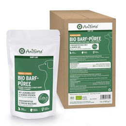 Produktbild von AniForte Bio BARF Püree Fenchel & Mango - 14 x 150 g