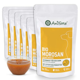 Produktbild von AniForte Bio Morosan Schonkost für Hunde bei Durchfall & Verdauungsstörung - 6 x 100 g