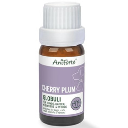 Produktbild von AniForte Cherry Plum Globuli Gelassenheit für Hunde, Katzen, Haustiere - 15 g