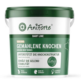 Produktbild von AniForte gemahlene Knochen Fleischknochenmehl für Hunde und Katzen - 2 kg
