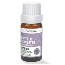 Produktbild von AniForte Gewitter & Silvester Globuli Bachblüten für Hunde und Katzen - 15 g