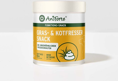Produktbild von AniForte Gras- & Kotfresser Snack für Hunde - 300 g