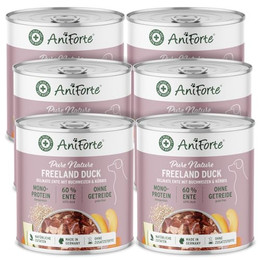 Produktbild von AniForte Hundefutter Nass Freeland Duck - 6 x 800 g