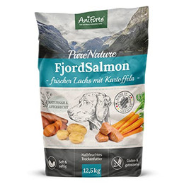 Produktbild von AniForte Lachs Trockenfutter für Hunde - 12,5 kg