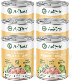 Produktbild von AniForte Nassfutter GreenfieldTurkey Pute - 6 x 400 g