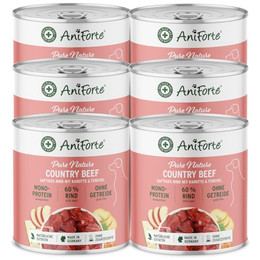 Produktbild von AniForte Nassfutter Rind mit Karotte - 6 x 800 g