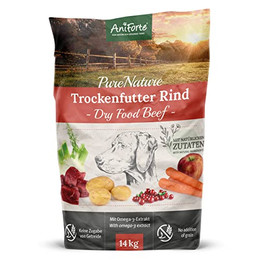 Produktbild von AniForte Natürliches Hunde Trockenfutter CountryBeef - 14 kg
