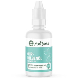 Produktbild von AniForte Ohrmilbenöl für Hunde, Katzen und Nagetiere - 20 ml