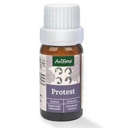 Produktbild von AniForte Protest Globuli für Hunde, Katzen und Haustiere - 15 g