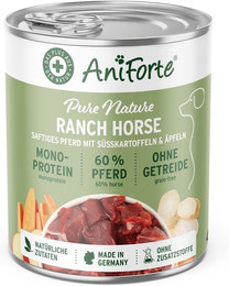 Produktbild von AniForte PureNature Nassfutter Pferd mit Süßkartoffeln & Äpfeln