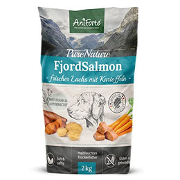 Produktbild von AniForte Trockenfutter FjordSalmon mit frischem Lachs und Kartoffeln - 2 kg