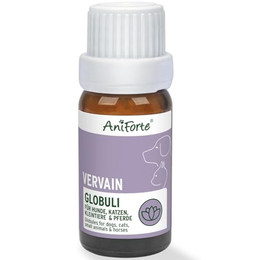 Produktbild von AniForte Vervain Bachblüten Globuli zur Beruhigung für Hunde, Katzen und Haustiere - 15 g