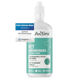 Produktbild von AniForte VET Kamillen Ohrenreiniger für Hunde, Katzen & Pferde - 250 ml