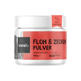 Produktbild von animigo Flohpulver Zeckenschutz für Katzen & Hunde - 100 g