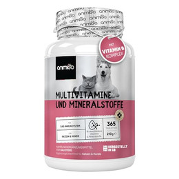 Produktbild von animigo Multivitamin Tabletten für Hunde und Katzen