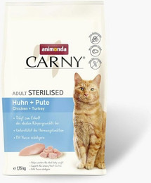 Produktbild von animonda Carny Adult 4 x 1,75kg Huhn & Pute Katzentrockenfutter-Sparpaket