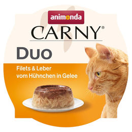 Produktbild von Animonda Carny Adult Duo Filet & Leber vom Hühnchen in Gelee - 24 x 70 g