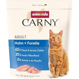 Produktbild von animonda Carny Adult Huhn + Forelle Trockenfutter - 350 g