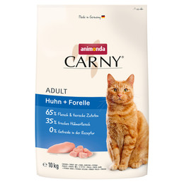 Produktbild von animonda Carny Adult Huhn + Forelle Trockenfutter Katze - 10 kg