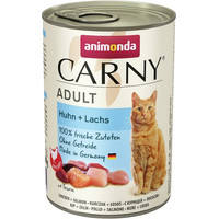 Produktbild von animonda Carny Adult Katzennassfutter Huhn & Lachs - 12 x 400 g