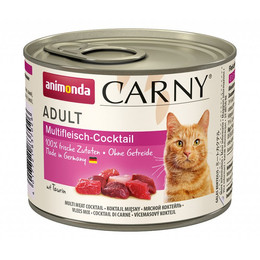 Produktbild von Animonda Carny Adult Multifleisch-Cocktail Katzen Nassfutter - 6 x 200 g