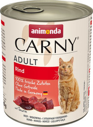 Produktbild von animonda Carny Adult Rind Katzen Nassfutter - 6 x 800 g