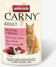 Produktbild von Animonda Carny Adult Rind, Pute und Shrimps - 12 x 85 g