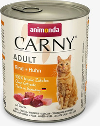 Produktbild von Animonda Carny Adult Rind und Huhn Katzenfutter - 6 x 800 g