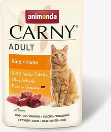 Produktbild von Animonda Carny Adult Rind und Huhn Katzenfutter nass - 12 x 85 g