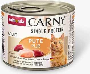 Produktbild von Animonda Carny Adult Single Protein Pute - 6 x 400 g