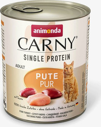 Produktbild von Animonda Carny Adult Single Protein Pute - 6 x 200 g