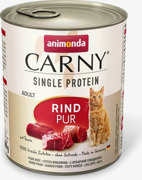 Produktbild von Animonda Carny Adult Single Protein Rind - 6 x 800 g