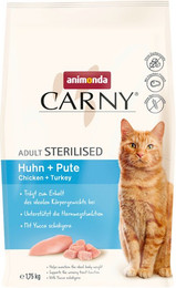 Produktbild von animonda Carny Adult Sterilised Huhn + Pute - 1,75 kg