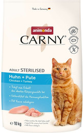 Produktbild von animonda Carny Adult Sterilised Huhn + Pute - 10 kg