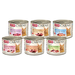 Produktbild von animonda Carny Katzen Nassfutter Adult Mix Geflügel Variation - 6 x 200 g