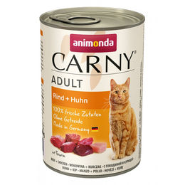 Animonda Carny Katzen Nassfutter Adult Rind + Huhn - 6 x 400 g – Bild 1 von 7