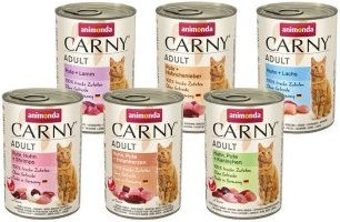 animonda Carny Katzen Nassfutter Mix Geflügel Variation - 6 x 400 g – Bild 1 von 7
