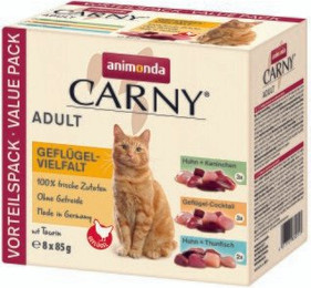 Produktbild von animonda Carny Katzenfutter Adult Geflügel-Mix - 8 x 85 g