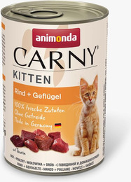 Produktbild von Animonda Carny Kitten Geflügel und Rind - 12 x 400 g