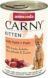 Produktbild von animonda Carny Kitten Kalb Huhn Pute - 24 x 400 g