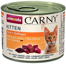 Produktbild von Animonda Carny Kitten Nassfutter Geflügel-Cocktail - 6 x 200 g
