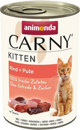 Produktbild von animonda Carny Kitten Rind und Pute - 24 x 400 g