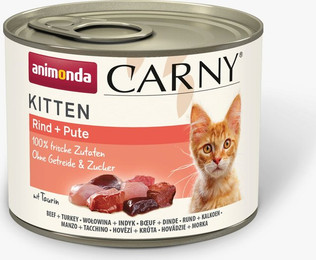 Produktbild von Animonda Carny Kitten Rind und Pute - 12 x 200 g