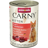Produktbild von animonda Carny Kitten Rind und Pute Katzennassfutter - 12 x 400 g