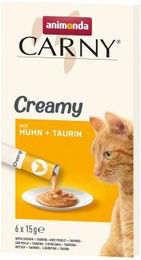 Produktbild von animonda Carny Nassfutter Katze Adult, Creamy mit Taurin 11x 6x15g Huhn